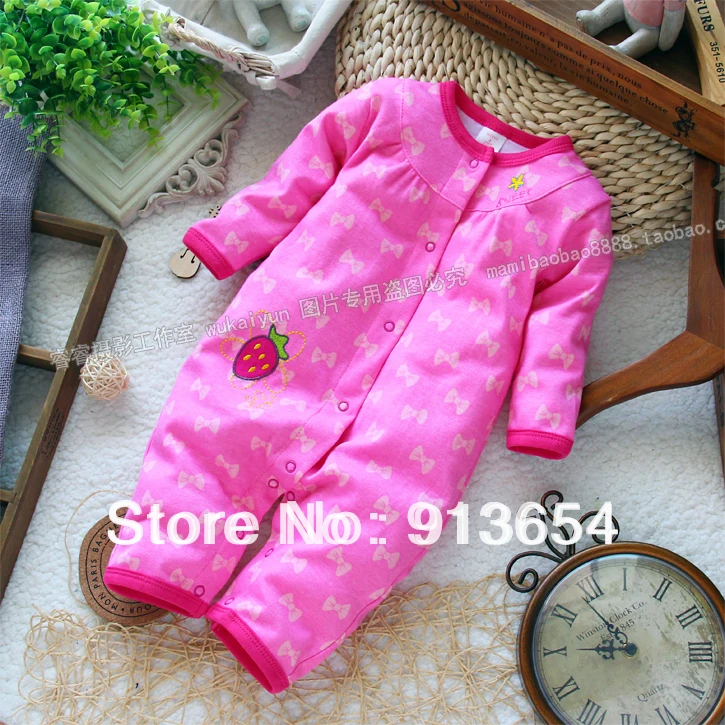 

Retail new 2017 Spring autumn kids clothes baby girl romper newborn baby overall child long sleeve rompers baby wear