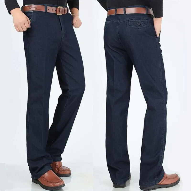 Мужская мода эластичный плотный бархат высокая талия деловые повседневные