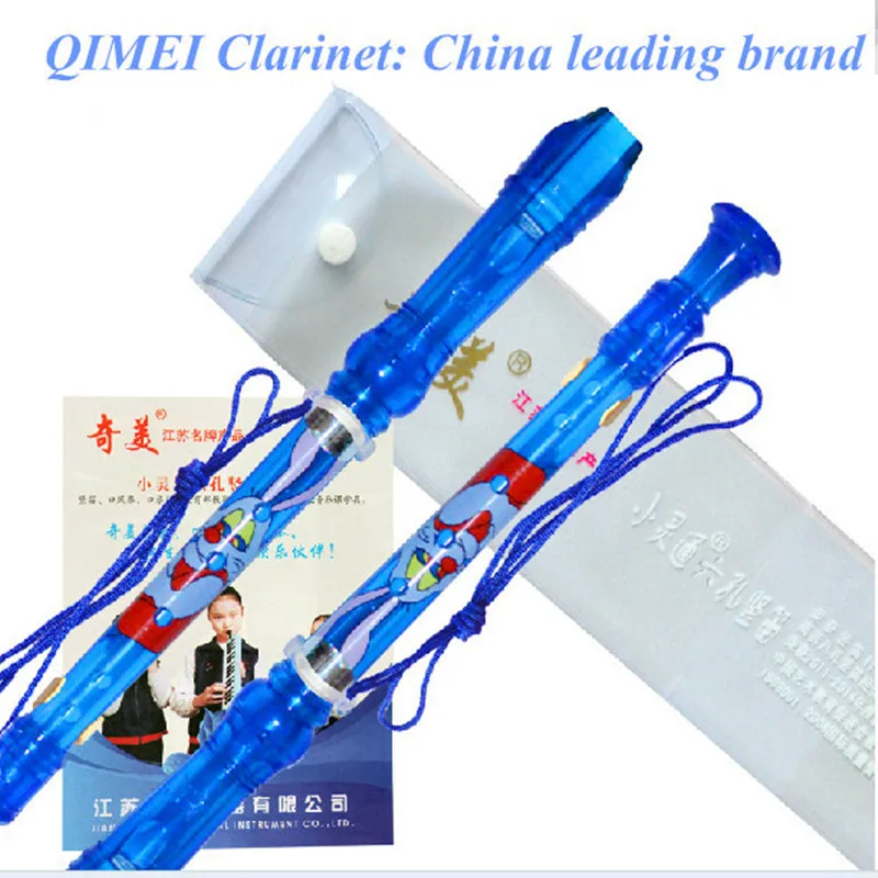 Пластиковая флейта записывающее устройство сопрано с 6 отверстиями немецкая C