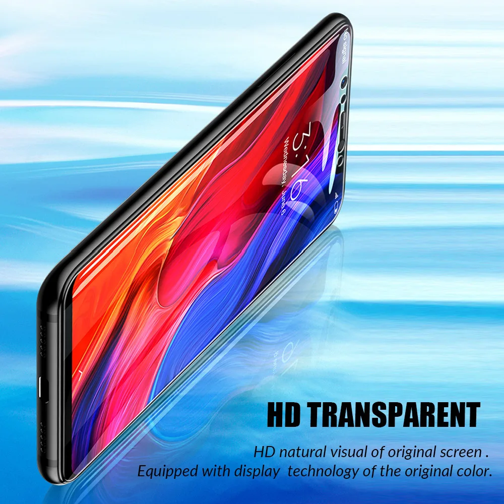 9D изогнутое Защитное стекло для экрана протектор Xiaomi Mi8 Mi 8 A2 Lite Pro Полное покрытие