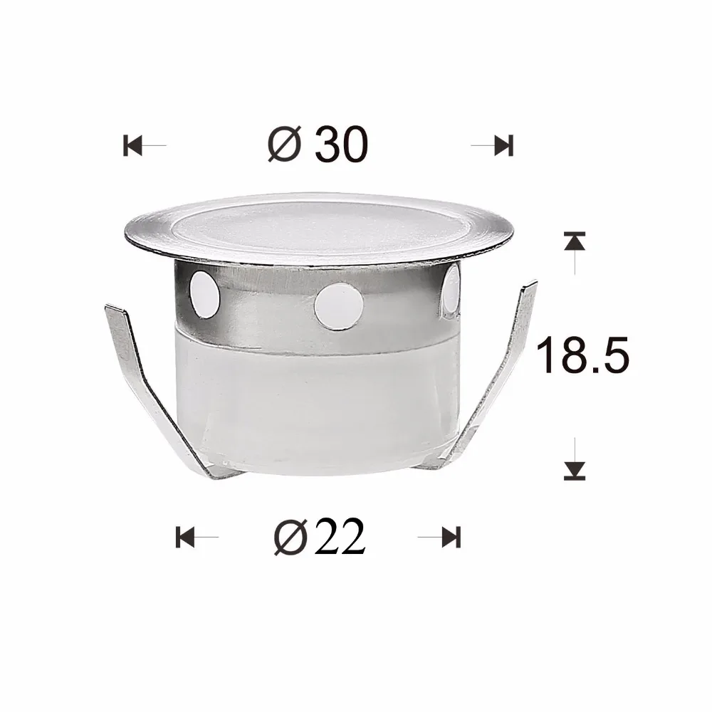 Светодиодные огни палубе комплект Нержавеющая сталь Водонепроницаемый