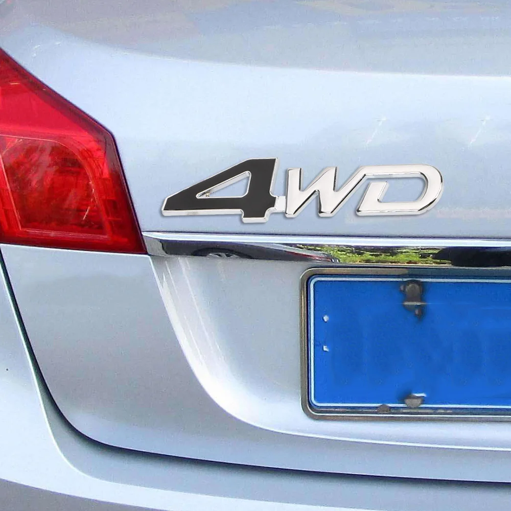FORAUTO Светоотражающая наклейка на четыре колеса автомобиль эмблема значок 4WD
