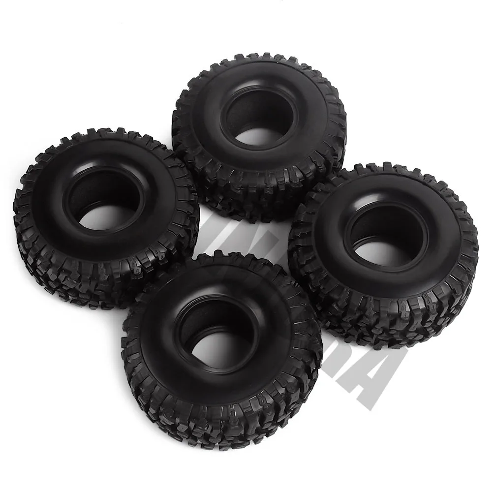 INJORA 4 шт. 120*45 мм 1,9 резиновые шины колеса шины для 1/10 RC Гусеничный Traxxas TRX4 осевой SCX10 90046