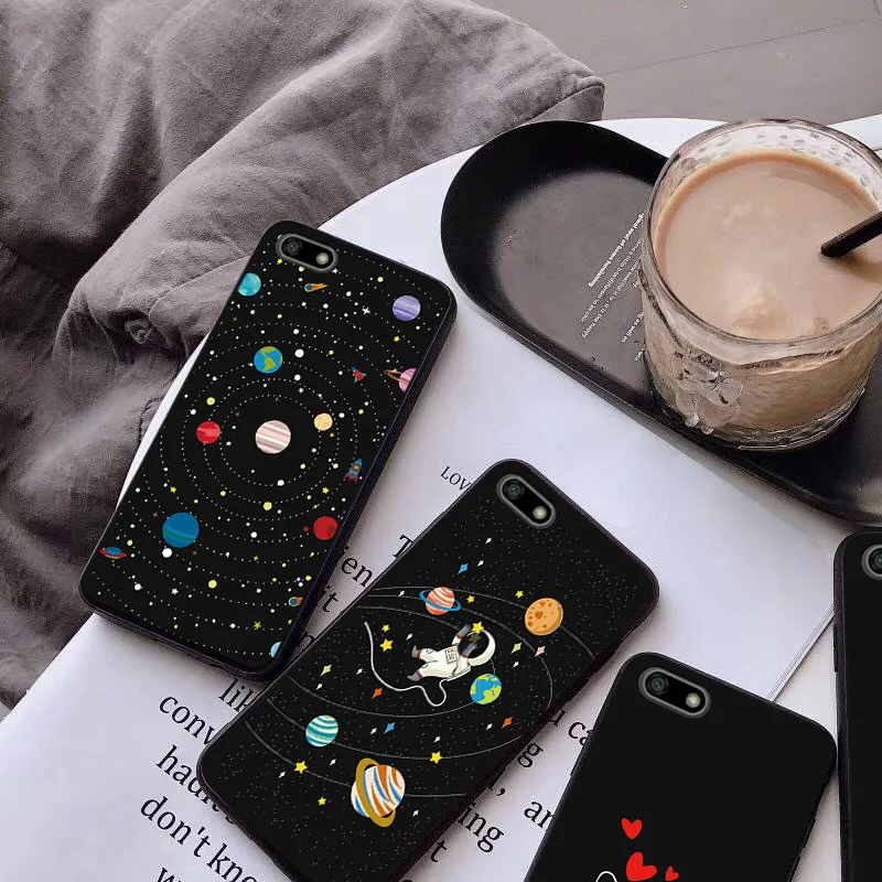 Чехол YOUVEI для Huawei Y5 2018 Y52018 черный мягкий чехол из ТПУ задняя крышка 5 45 дюйма