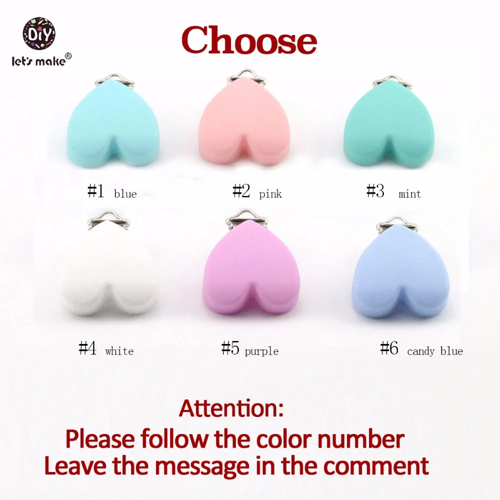 

Let's make Butterfly Silicone Pacifier Clip 10pc Baby Shower Gift Dummy Clip Baby Care supplies Clip Holder Baby Teether