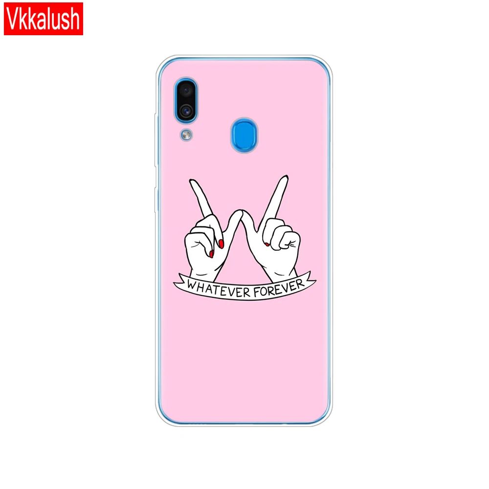 80215 Чехол для samsung Galaxy A20 чехол A20E Силиконовая задняя крышка для samsung A20 A 20 A205F A20E A202F Мягкий противоударный чехол - Цвет: 80215