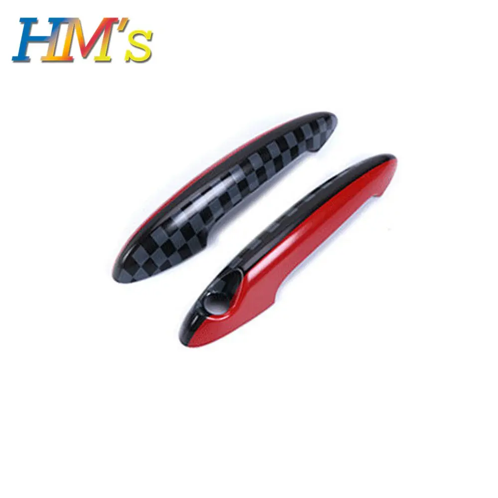 2PCS JCW Наклейки для MINI Countryman Clubman, дверные ручки, наклейки для MINI Cooper R55 R56 R57 R58 R59 R60 R61, аксессуары для стайлинга автомобилей - Название цвета: 2PCS JCW