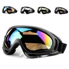 Зимние лыжные очки снежные спортивные очки для сноуборда Анти-туман снегоход ветрозащитные пылезащитные очки UV400 скейт лыжные Солнцезащитные очки
