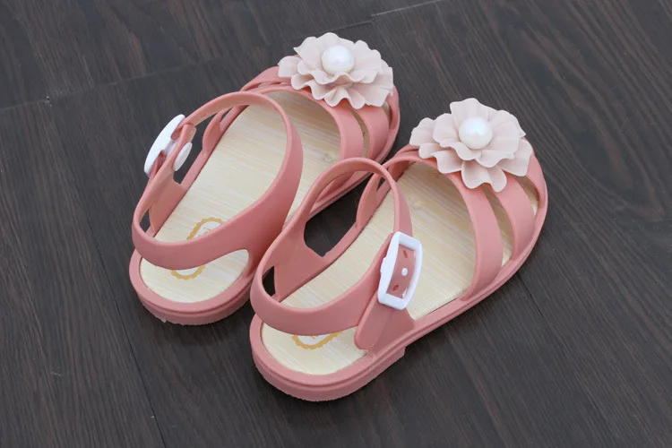 Детская мини обувь для девочек Новинка лета 2019 милые детские пляжные сандалии с