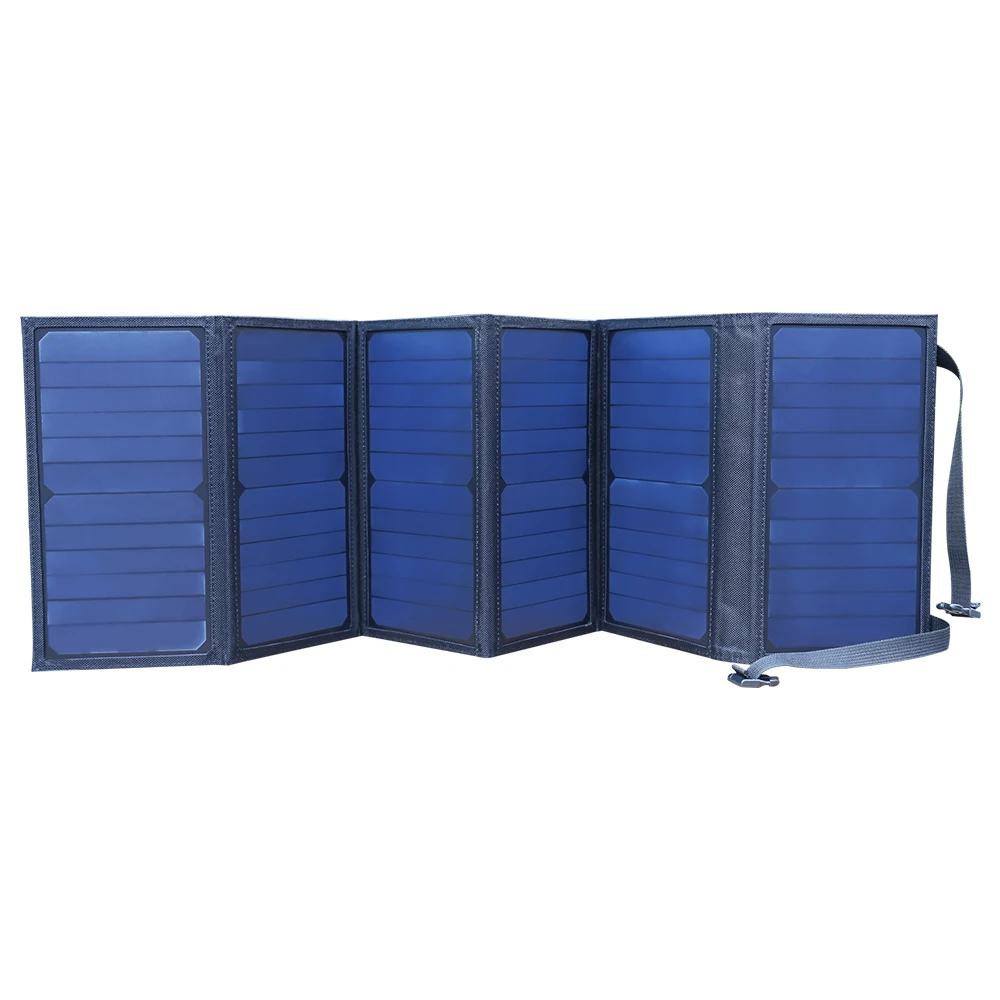 Высокоэффективная складная солнечная панель с зарядным устройством мощностью 40