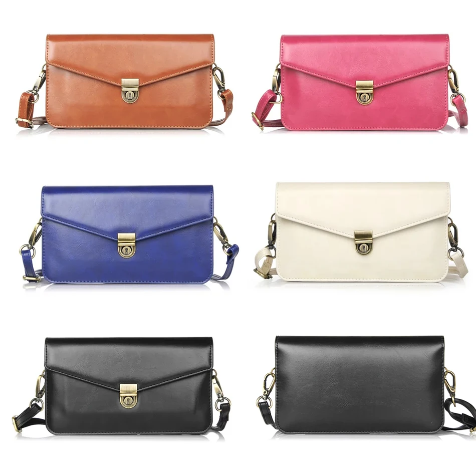 5 цветов женские модели двойной сумка на плечо несессер кошелек Чехол чехол для