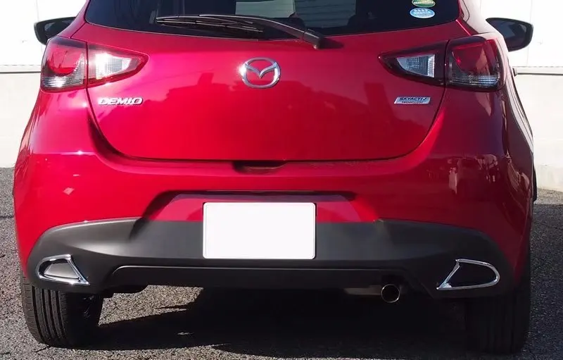 MONTFORD для Mazda 2 Demio 2015 2016 только хэтчбек Авто ABS хром задний хвост противотуманная