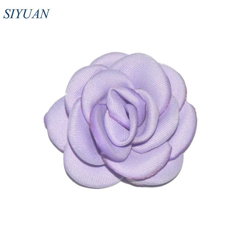 Заколка для волос с атласной розой 40 шт./лот 4 0 см|satin rose flower|satin rosessatin flowers |