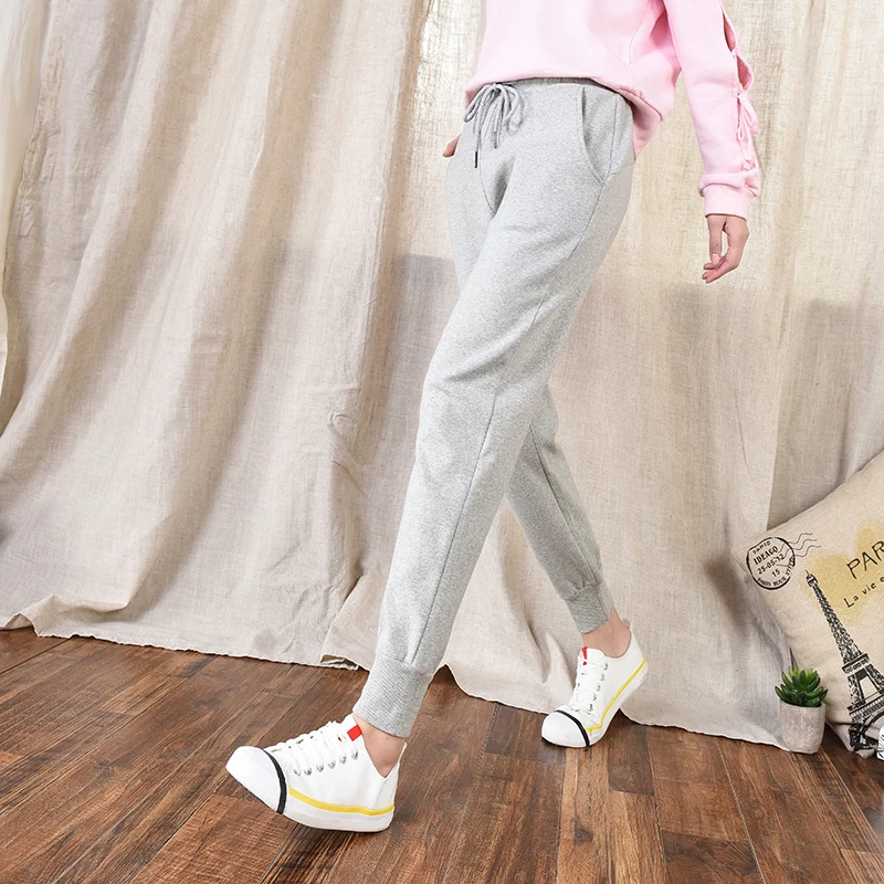Хип-Хоп Уличная Брюки для девочек Треники Для женщин Slim Fit Дамские шаровары