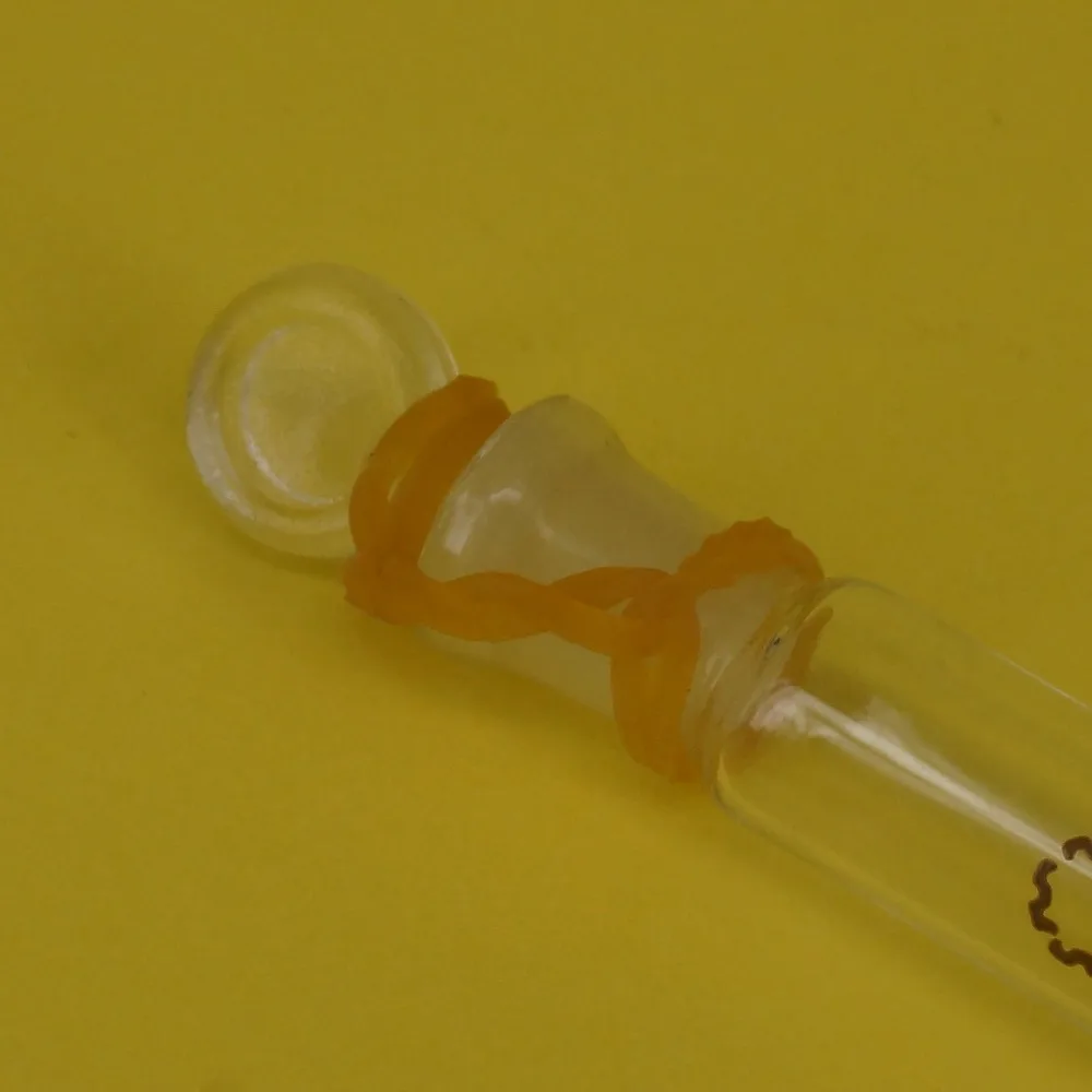 5 мл градуированная линия лабораторная прозрачная стеклянная испытательная