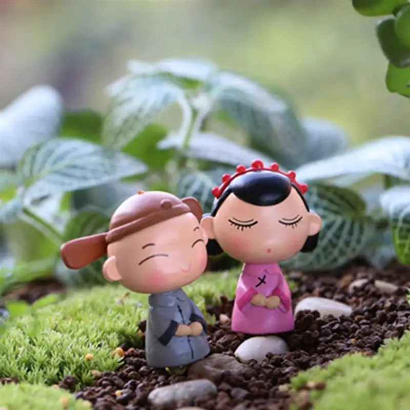 1 компл. Китайская невеста жених аниме фигурка куклы мини Фея для дома украшения