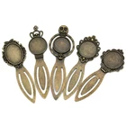 5 шт., античная бронза, в стиле ретро, 20 мм, цветок, основа для кабошона, закладка для кабошона, украшения для фотографий