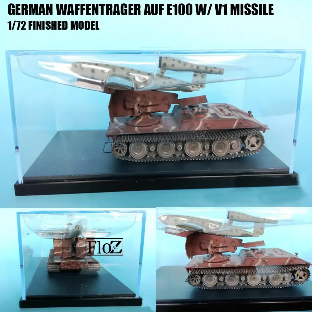 Немецкая модель WWII WAFFENTRAGER AUF E100 W/V1 1/72 готового танка| |