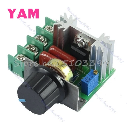 2000W SCR Voltage Regulator Dimming Dimmers Speed Controller Thermostat AC 220V Drop Ship | Лампы и освещение