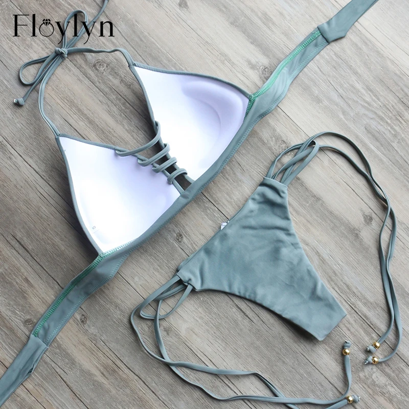 Купальник Floylyn бикини с пуш-апом | Женская одежда