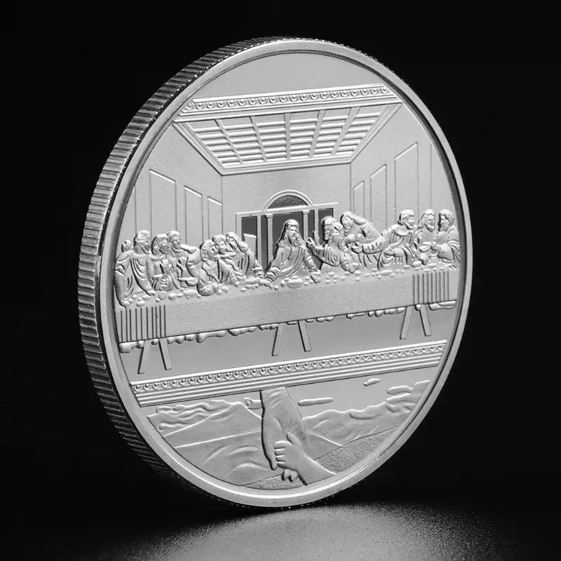 Иисус Христос религия Памятная коллекция монет подарок сувенир искусство Металл