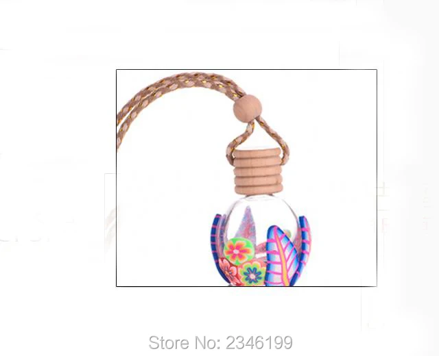 15ML 20pcs/lot Empty Polymer Clay Perfume Bottle Charming Car Pendant Decoration Creative Personalized Gift Fimo Container | Красота и