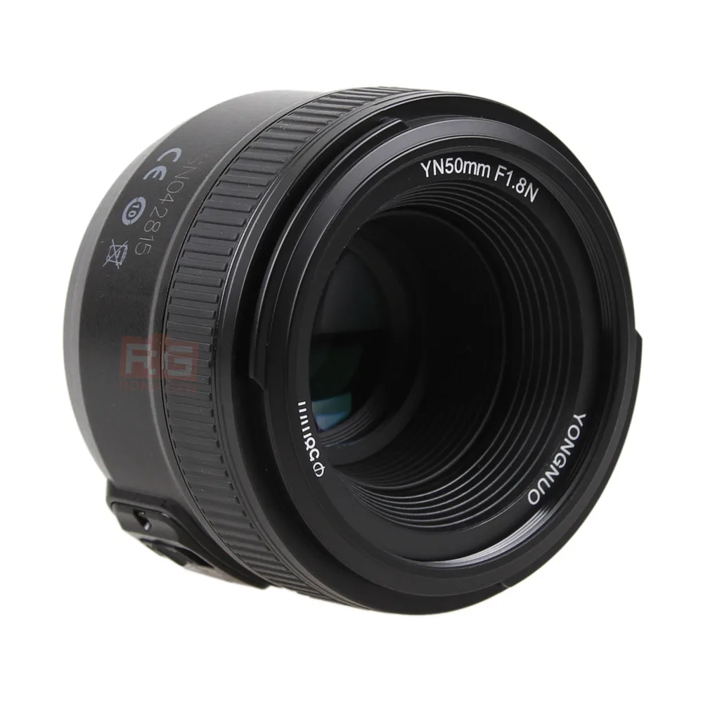 YONGNUO YN 50 мм f/1,8 AF объектив yn50мм апертура с автофокусом большая апертура для Nikon DSLR камеры как AF-S 50 мм 1,8G сумка для объектива