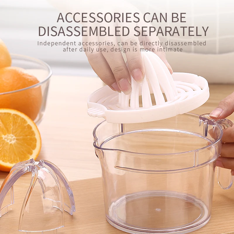 

JueQi Citrus Sunkist Orange Lemon Hand Squeezer Mini Press Fruit Manual Juicer kitchen Reamer Lime Big Capacity Blender Juicer