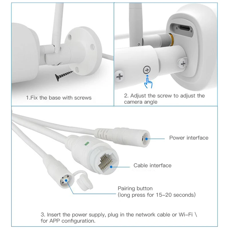 Lifesmart Outdoor Wireless IP Camera 1080P Night Vision IP66 Waterproof Motion Detection Cameras Smart Remote Controll | Безопасность и