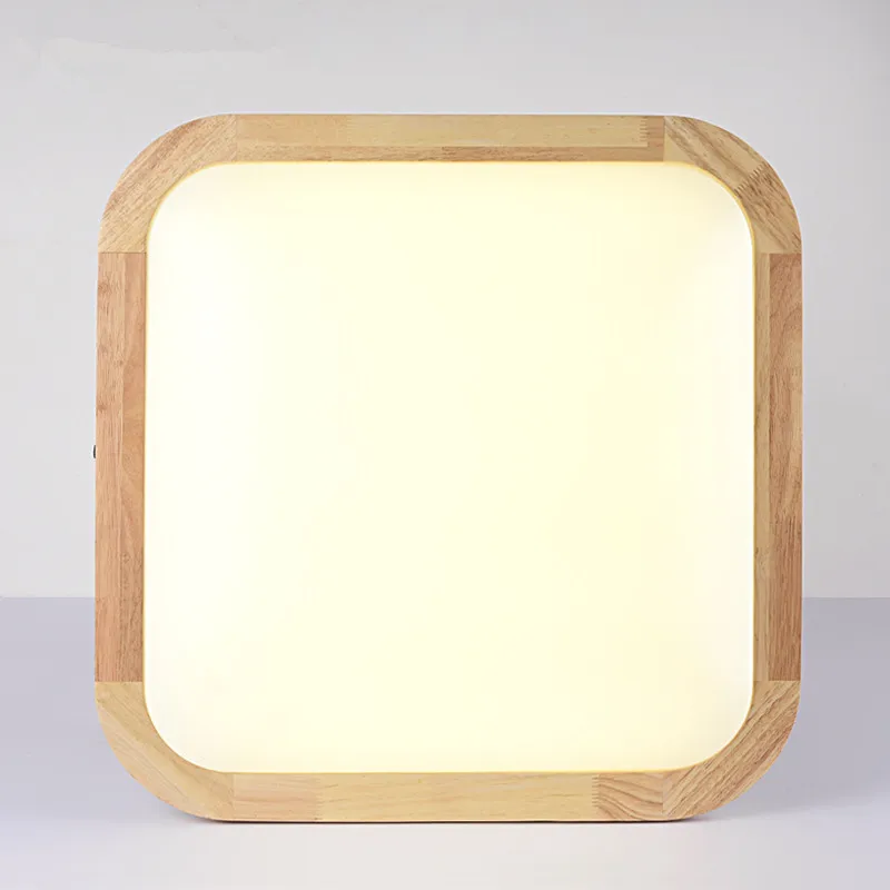 Современные светодиодные деревянные потолочные светильники для гостиной