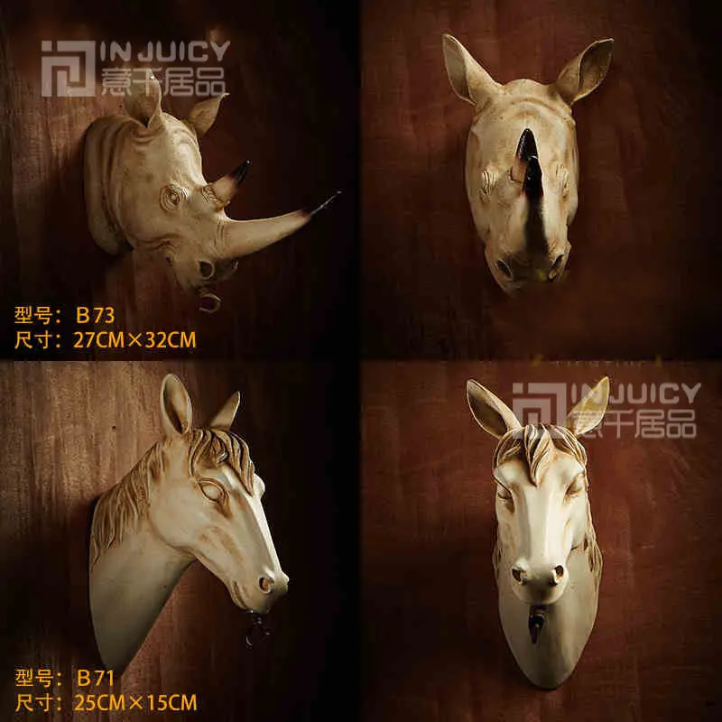 Loft Edison Vintage Retro LED Industrial Resin Animal Horse Bedroom Living Reading Room Wall Light Lamp Hall Club Home Decor | Освещение