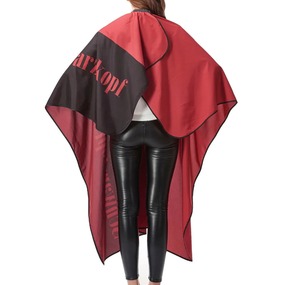 Профессиональная накидка для парикмахерской стрижки волос взрослых двухцветная