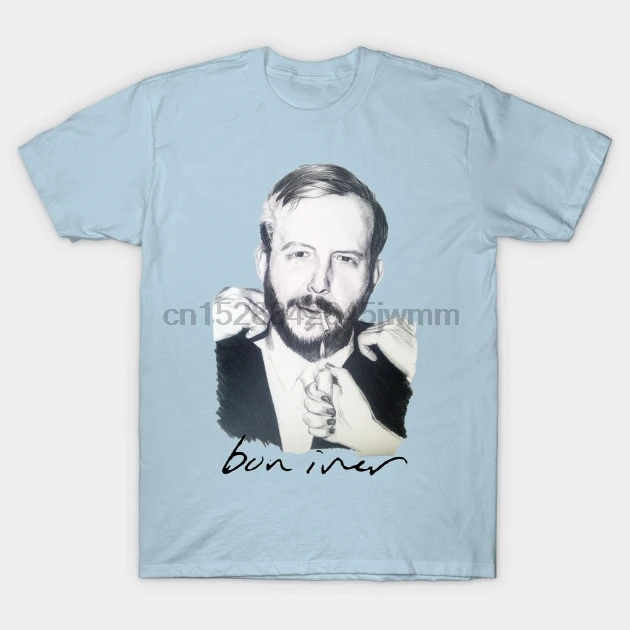 Мужская футболка с коротким рукавом Bon iver T Shirt (1) tee tops Женская футболка|Мужские