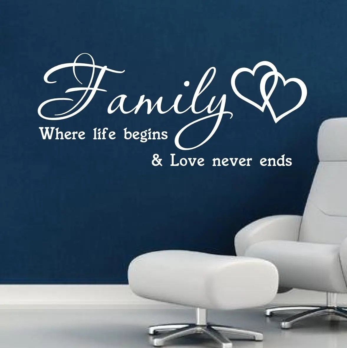 Вдохновляющий девиз настенное искусство цитата наклейка на стену семьи где