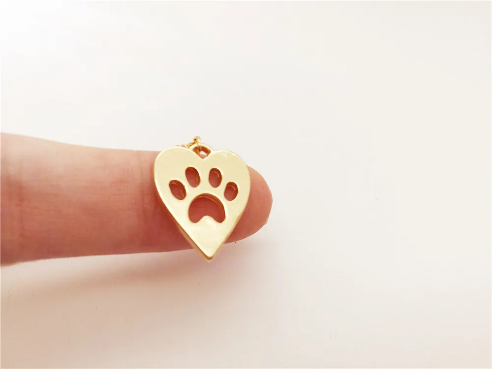 Браслет с принтом в виде лапы сердца щенка собаки медведя кошки любящего слышать