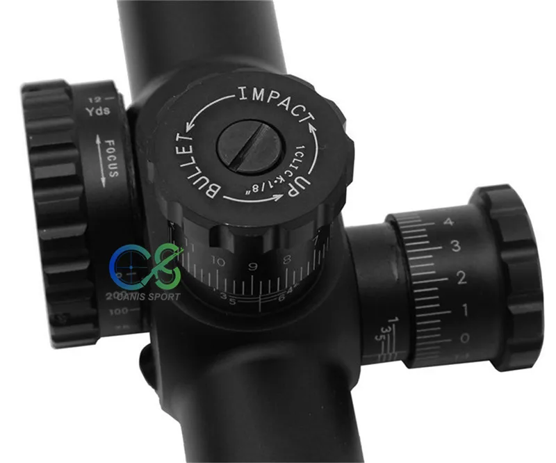 Shooter Rifle Scopes ST 6-18X50FFP Riflescope объективный Фокус черный 1 дюйм диаметр трубки Военная