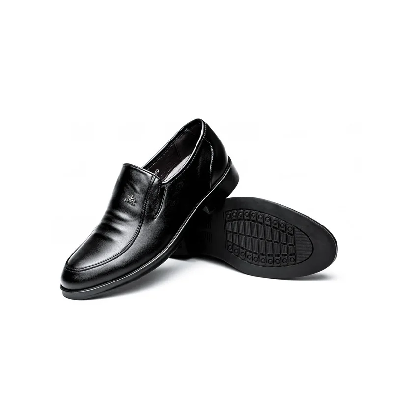 Мужские классические туфли оксфорды из ПУ кожи с круглым носком|Туфли| |