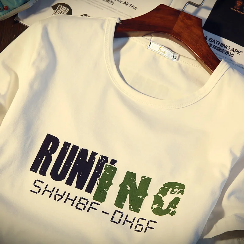 Мужская футболка с 3D принтом буквенным для мужчин новейшие модные дизайнерские