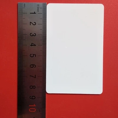 Пассивная пластиковая карта большого радиуса печати без рисунка Двухчастотная