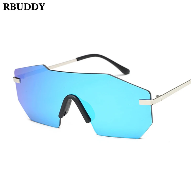 Очки солнцезащитные унисекс без оправы в металлической оправе UV400|Женские очки| |