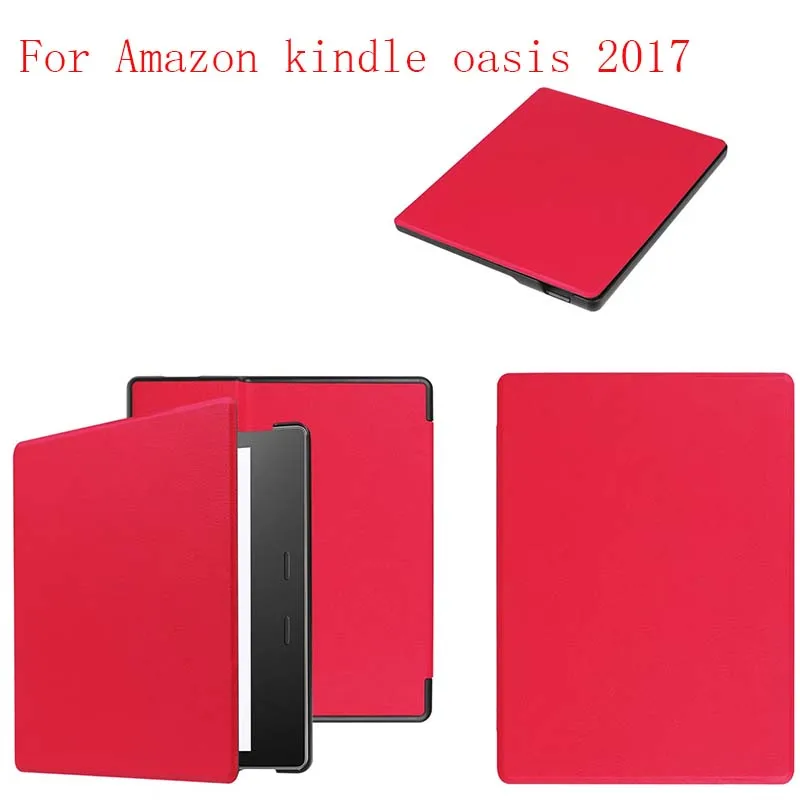 Чехол из искусственной кожи с магнитной застежкой для Amazon kindle oasis 2017|cover for kindle|cover