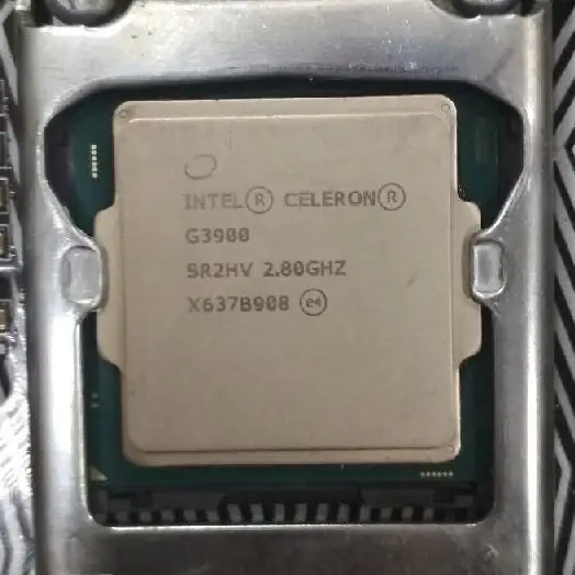 Двухъядерный процессор Intel Celeron G3900 2 8 ГГц TDP 51 Вт LGA 1151 14 нм настольный l3 Мб кэш