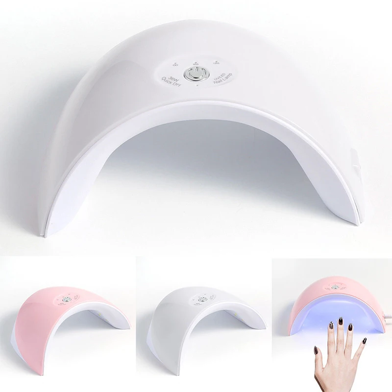 USB Connector 36W UV LED Nail lamp 12 dryer for All Gels with 30s/60s/90s Timer Perfect Thumb Drying Solution | Красота и здоровье
