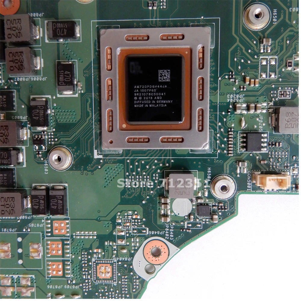 X550ZA A8 7200P CPU Материнская плата ASUS X550ZE X550Z X550 K550Z X555Z VM590Z материнская для ноутбука LVDS