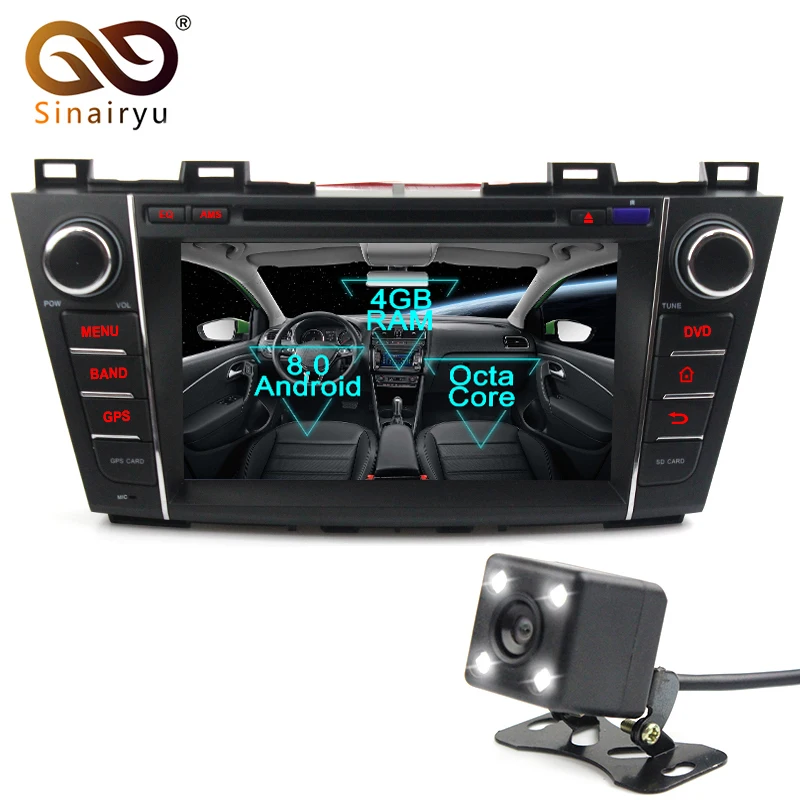 Sinairyu Android 8 0 Octa Core dvd плеер для Mazda 5 Premacy 2007 2013 gps навигации Мультимедиа Радио стерео