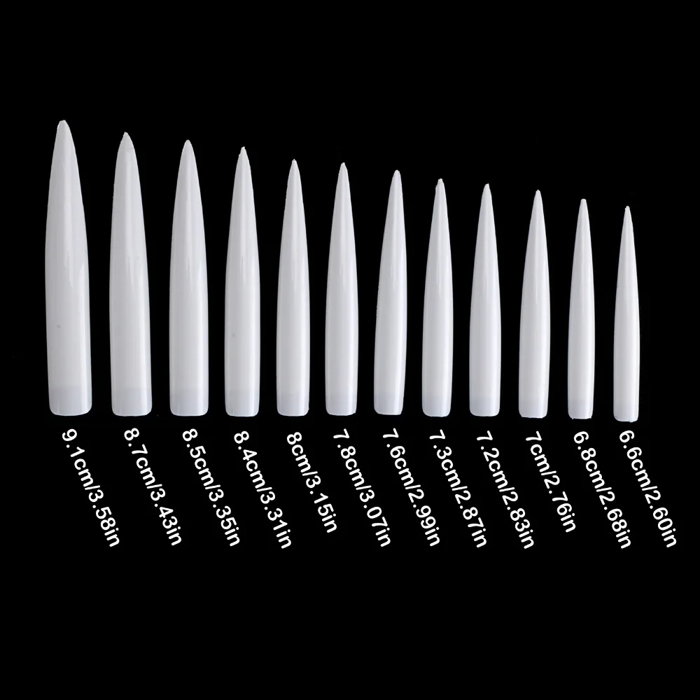 10 шт супер длинный кинжал точка Ложные ногти искусство набор акриловый гель