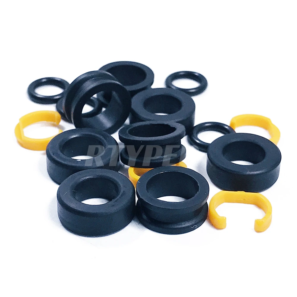 Four Sets Fuel Injector Repair Kit Micro Filter Oring Plastic Gasket Pintle Cap 02306 For Bosch | Автомобили и мотоциклы