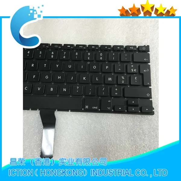 Совершенно новая Французская клавиатура AZERTY FR для MacBook Air 13 3 дюйма A1369 A1466 2011 2015