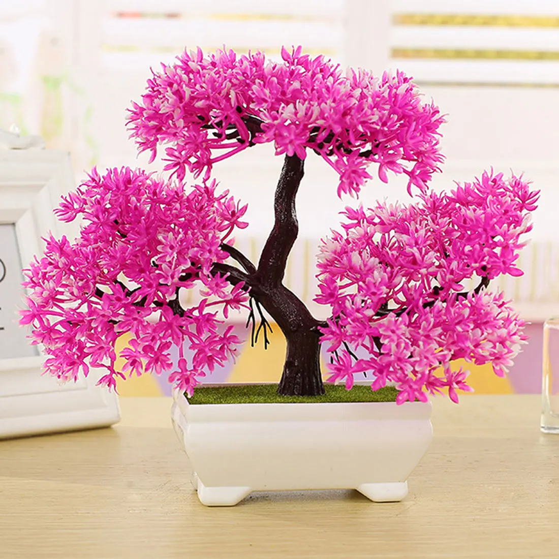 Домашний декор 1 шт. приятный бонсай-сосна имитация декоративных цветов и венок с