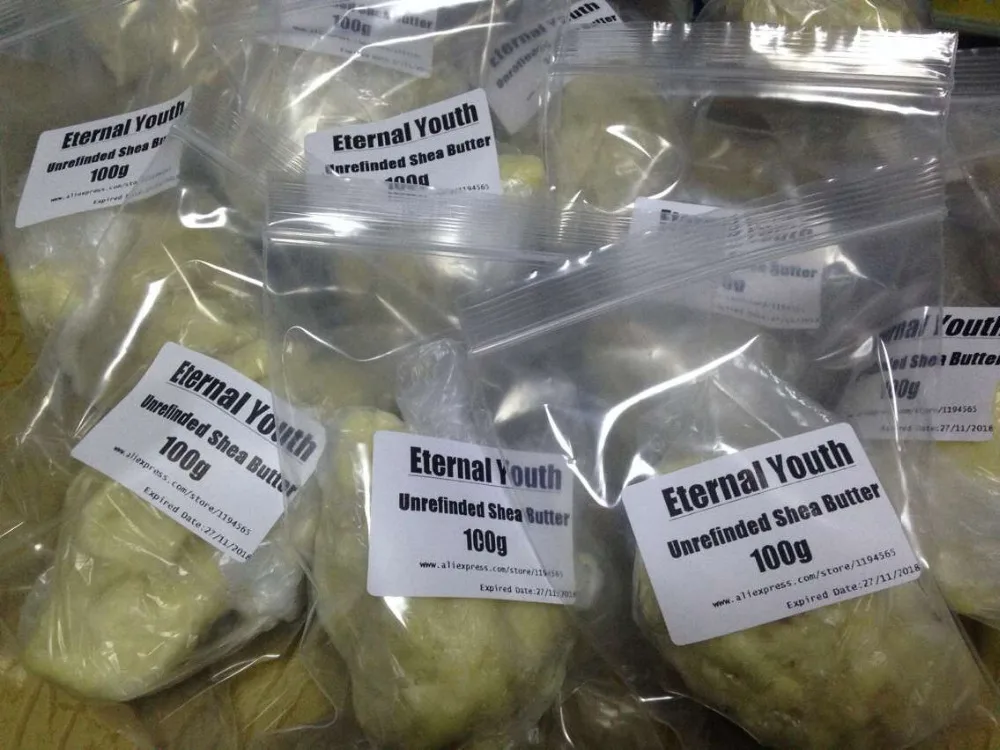 Натуральное масло ши вечная Молодежная Африка Гана неочищенная Органическая